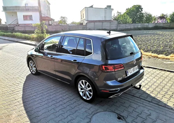 samochody osobowe Volkswagen Golf Sportsvan cena 67527 przebieg: 151300, rok produkcji 2019 z Krobia